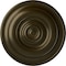 Ekena Millwork Niobe Ceiling Medallion (Fits Canopies up to 8 5/8"), Hand-Painted Green Gold, 18"OD x 1 1/2"P CM18NIGGS - alternate 1